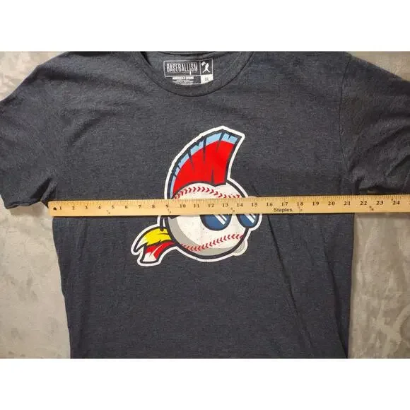 Baseballism T-Shirt Mens XL Major League Wild Thing Navy Blue Baseball Sports - Picture 4 of 8